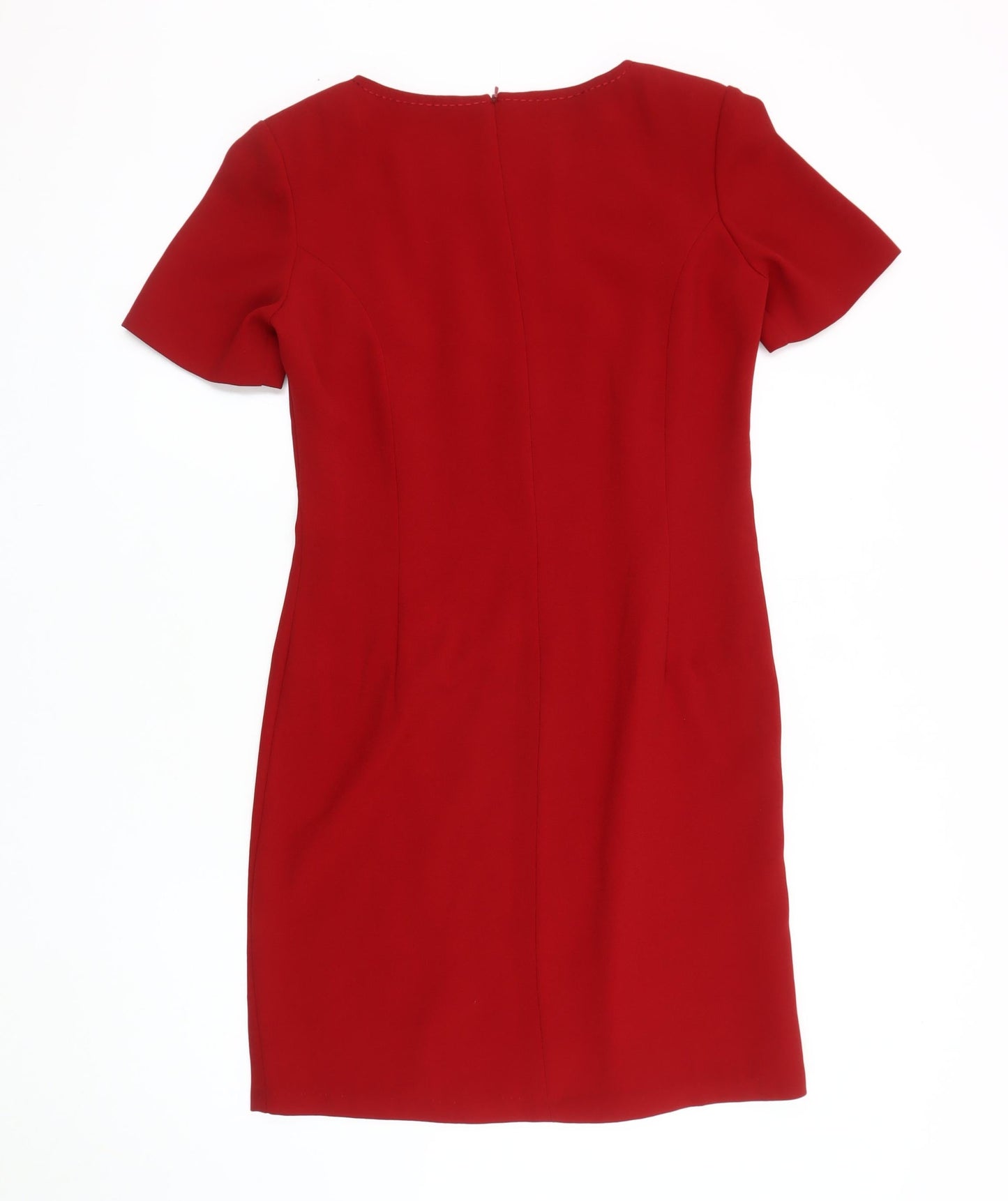 Jacques Vert Women's Red Sheath Dress Size 12