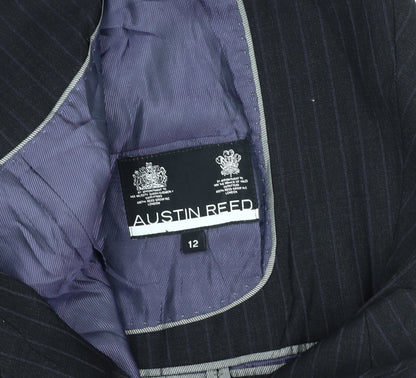 Austin Reed Women's Black Pinstripe Blazer Size 12