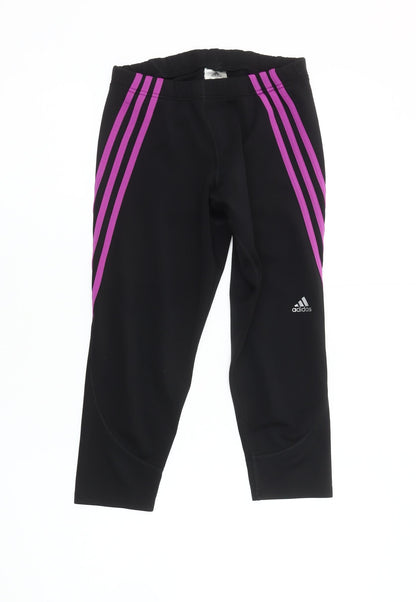 Adidas Women's Black Slim Fit Leggings S