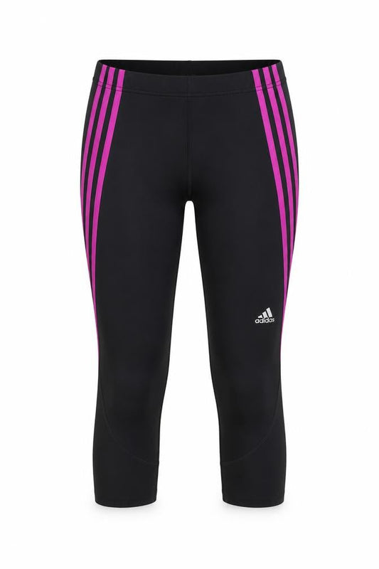 Front view of Adidas Women's Black Slim Fit Leggings S