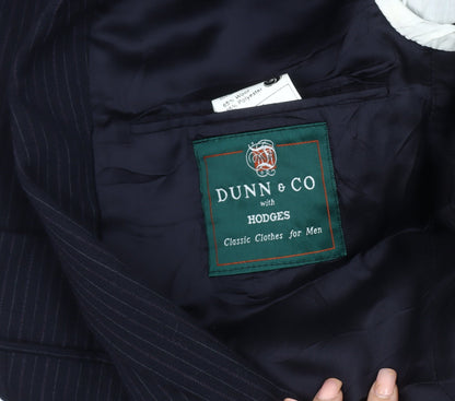 Mens UK Size 42 Dunn & Co Regular Blue Suit Jacket