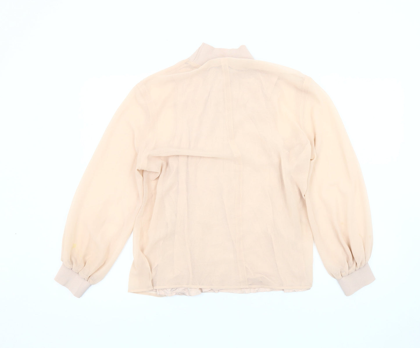 Womens UK Size S Reiss Beige Basic Blouse