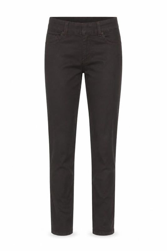 Womens UK Size 2XS Massimo Dutti Slim Fit Jegging Brown Trousers