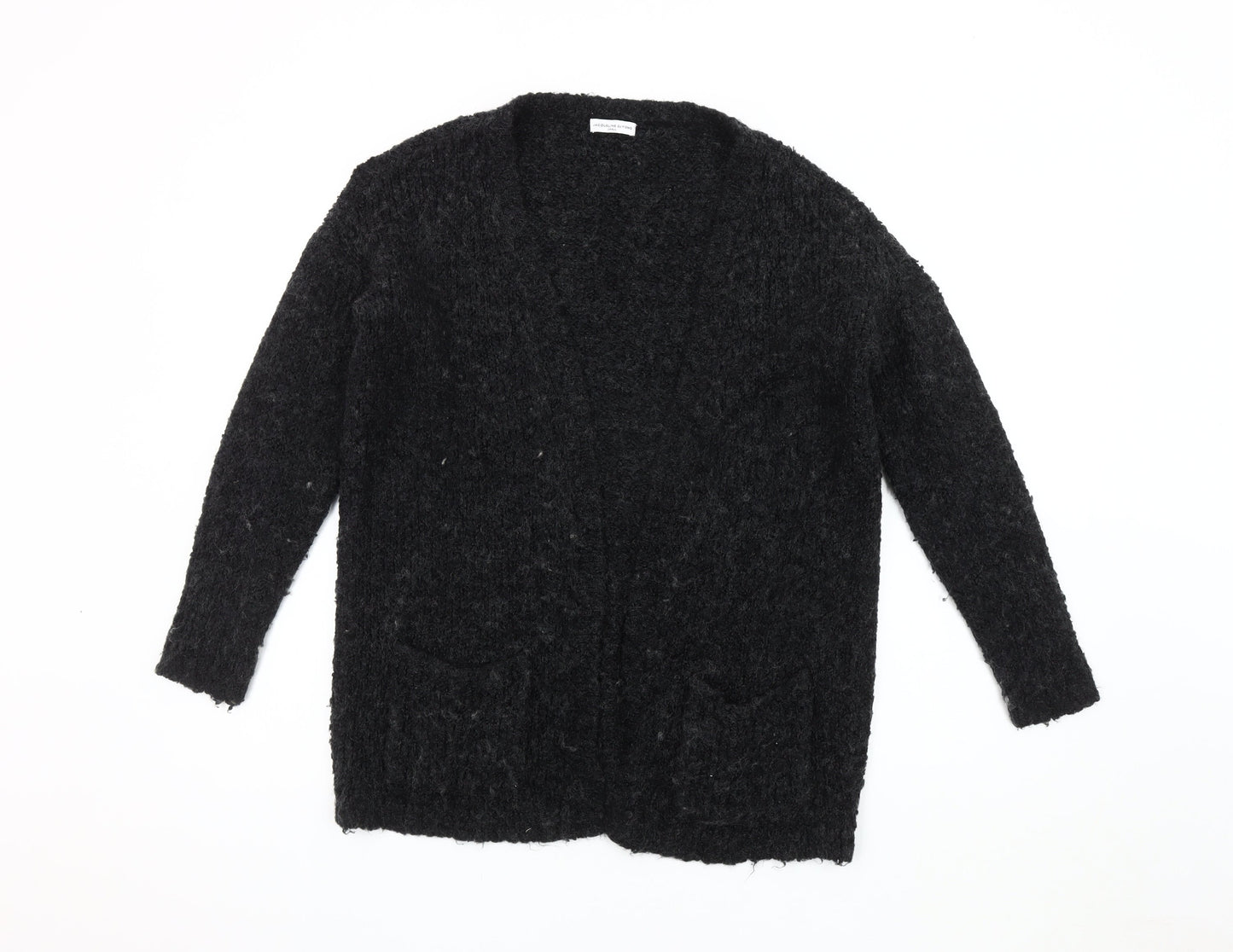 Womens UK Size S Jacqueline de Yong Black Cardigan Jumper