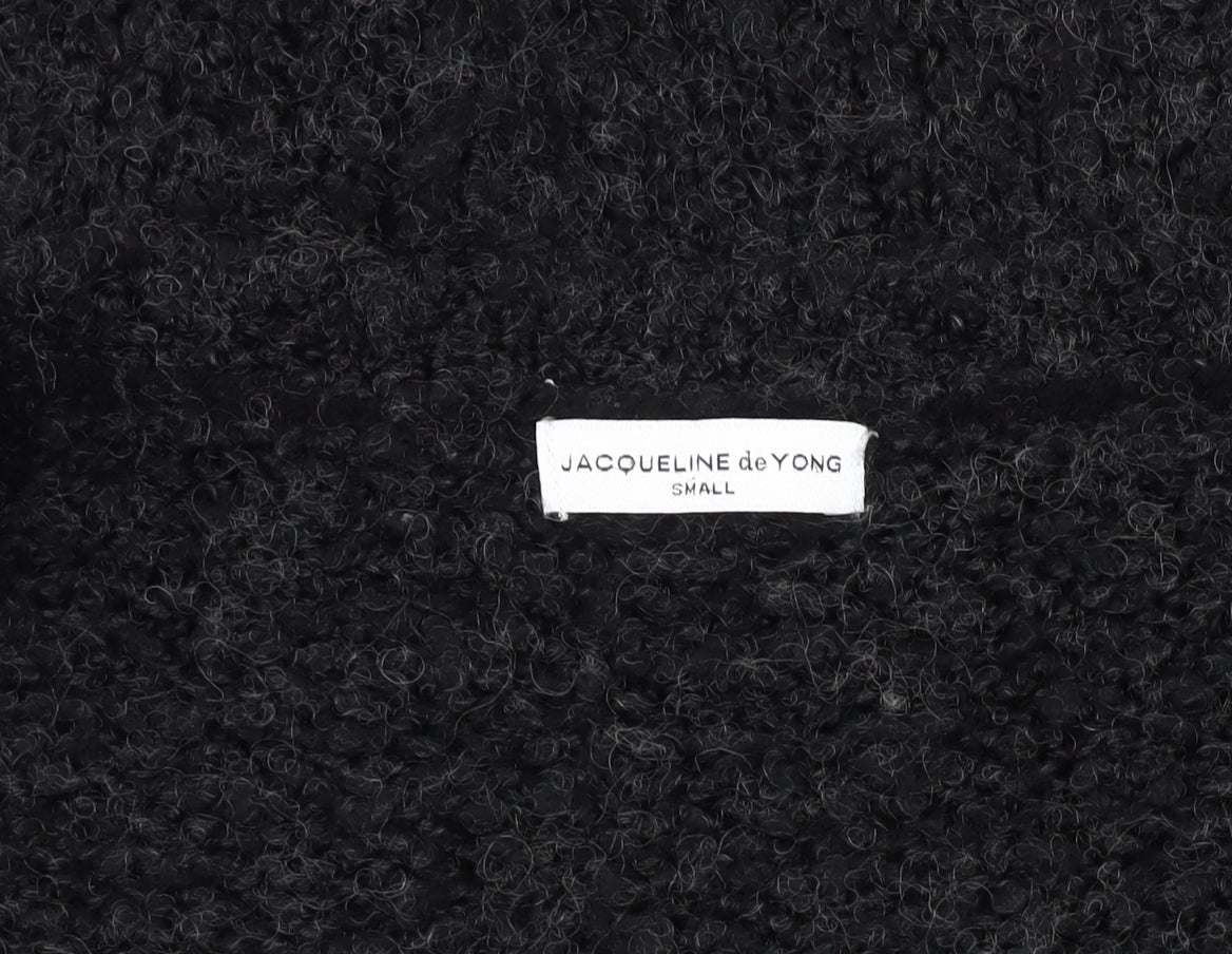 Womens UK Size S Jacqueline de Yong Black Cardigan Jumper