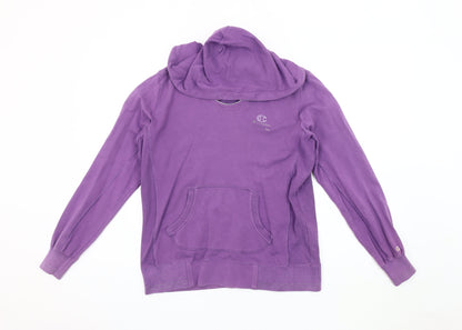 Champion Women's Purple Hoodie S Pullover Casual