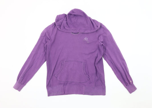 Champion Women's Purple Hoodie S Pullover Casual
