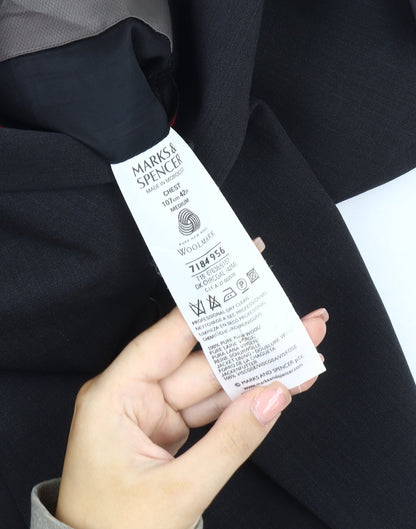 Mens UK Size 42 Marks and Spencer Regular Grey Suit Jacket