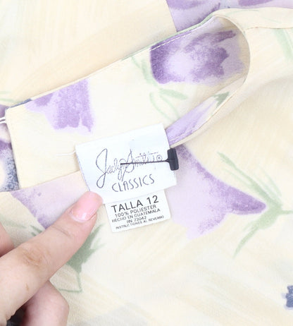 Judy Indiana Classics Women's Floral Blouse Size 12