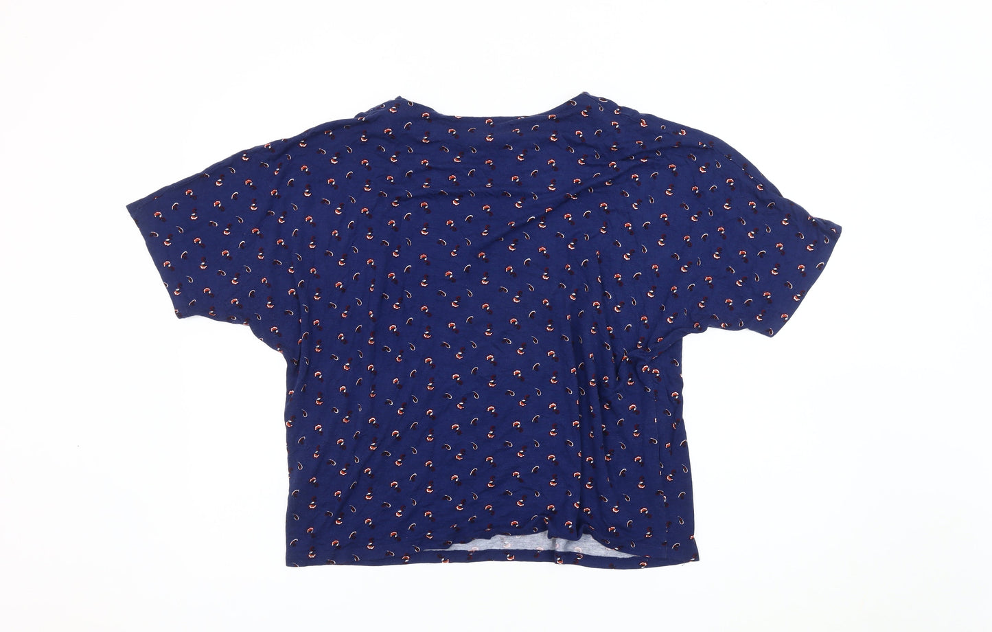 Womens UK Size 16 Marks and Spencer Blue Basic Blouse