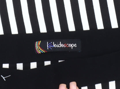 Kaleidoscope Women's Black Striped Pencil Skirt Size 20