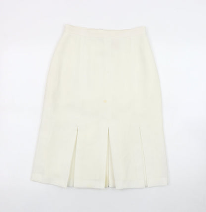 Womens UK Size 10 St Michael Pleated  Skirt