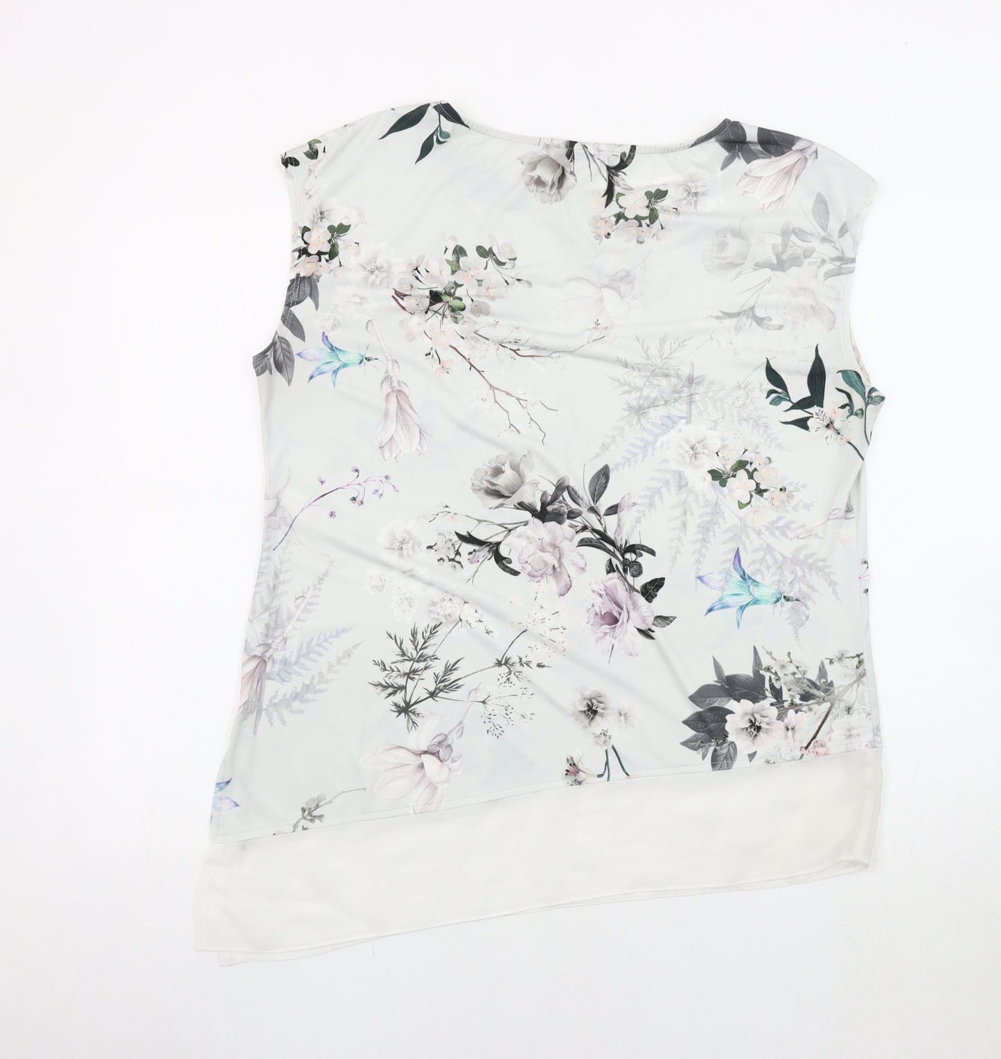 Womens UK Size 16 Roman Multicoloured Basic Blouse