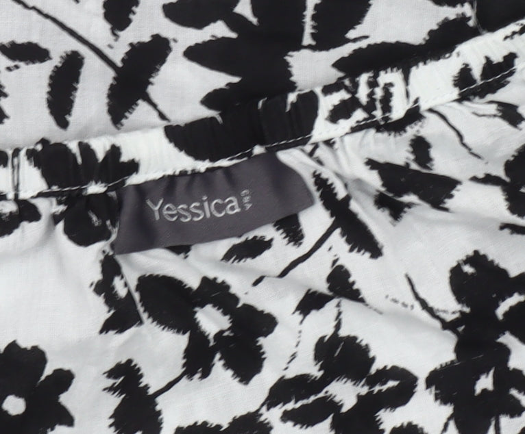 Womens UK Size 16 Yessica Multicoloured Basic Blouse