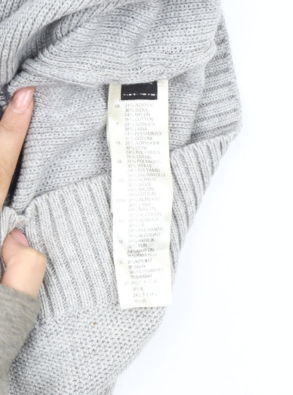 Diesel Men's Grey Striped Pullover Jumper L