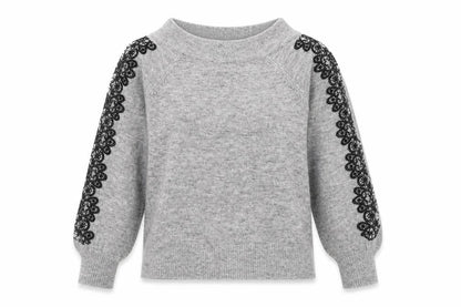 Womens UK Size 8 Lipsy Grey Pullover Jumper