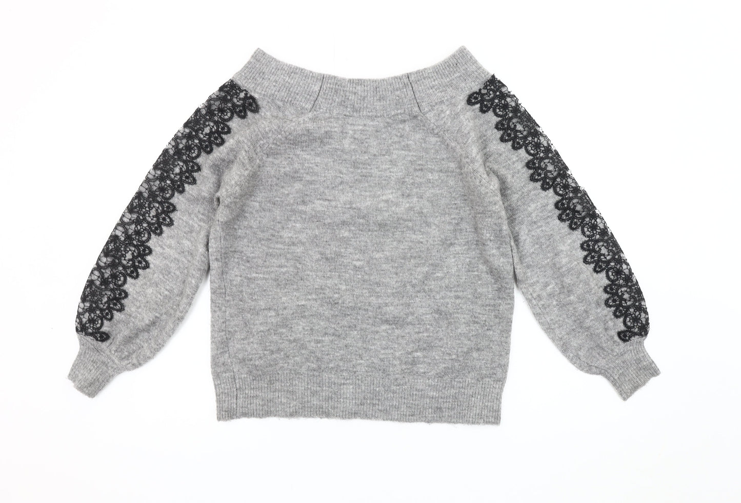 Womens UK Size 8 Lipsy Grey Pullover Jumper