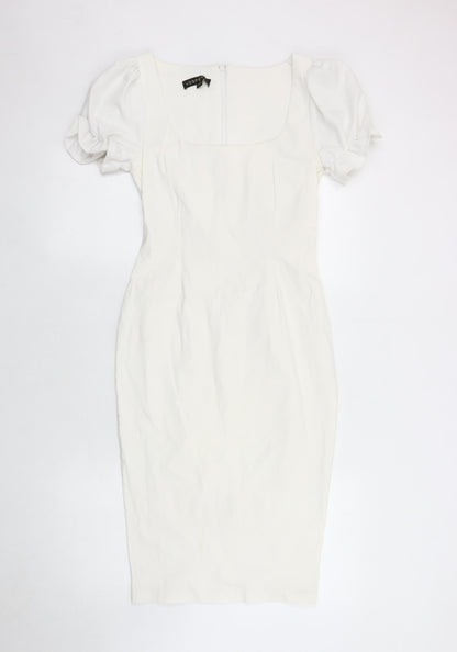 Vesper Women's Ivory Pencil Dress Size 12