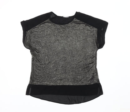 Roman Women's Black Short Sleeve Top