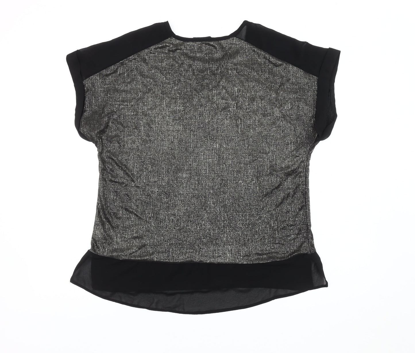 Roman Women's Black Short Sleeve Top