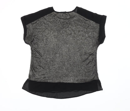 Roman Women's Black Short Sleeve Top