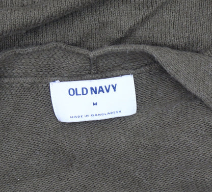Womens UK Size M Old Navy Green Cardigan Jumper
