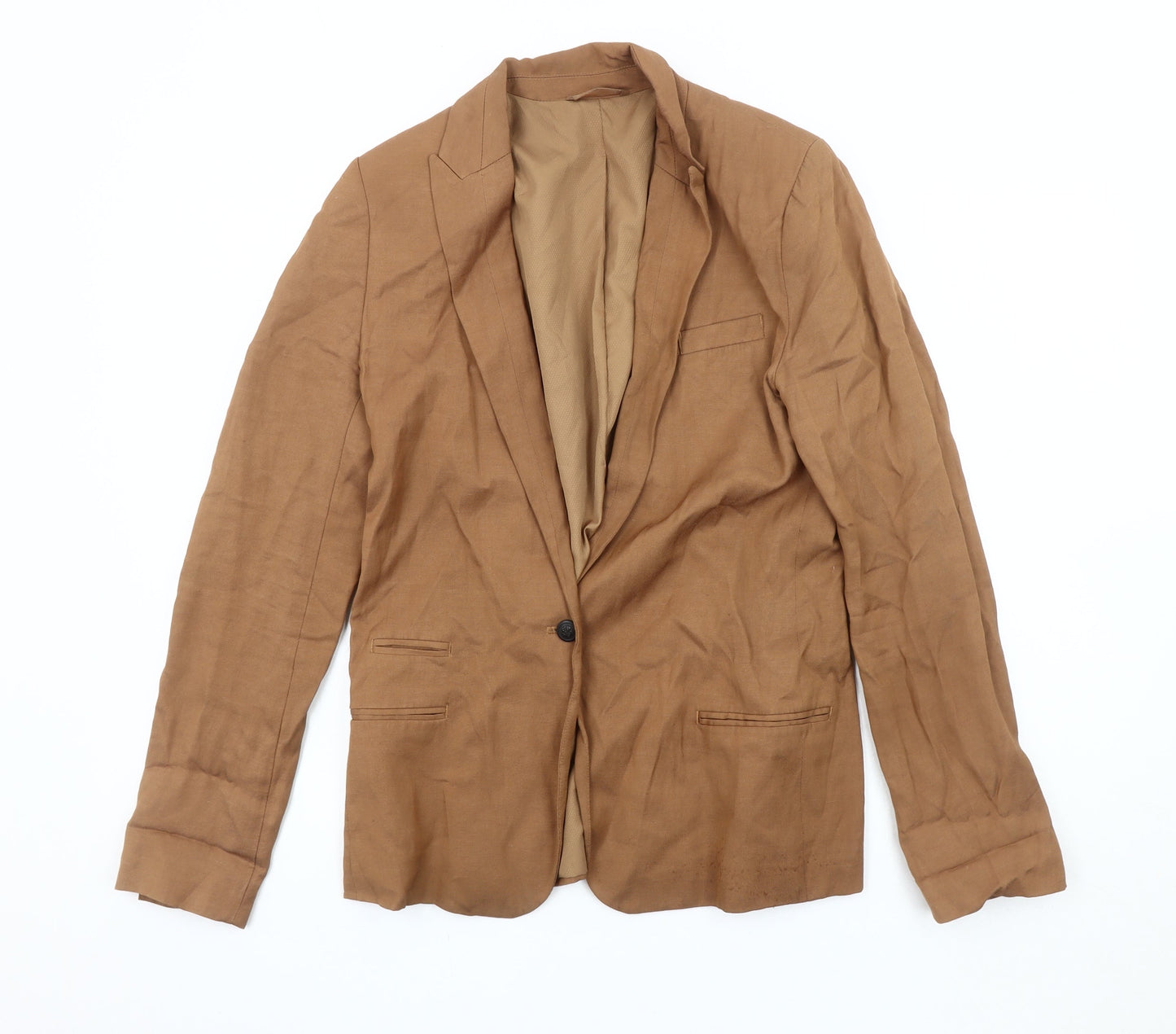 Next Women's Brown Suit Jacket, Size 8, Workwear