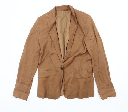 Next Women's Brown Suit Jacket, Size 8, Workwear