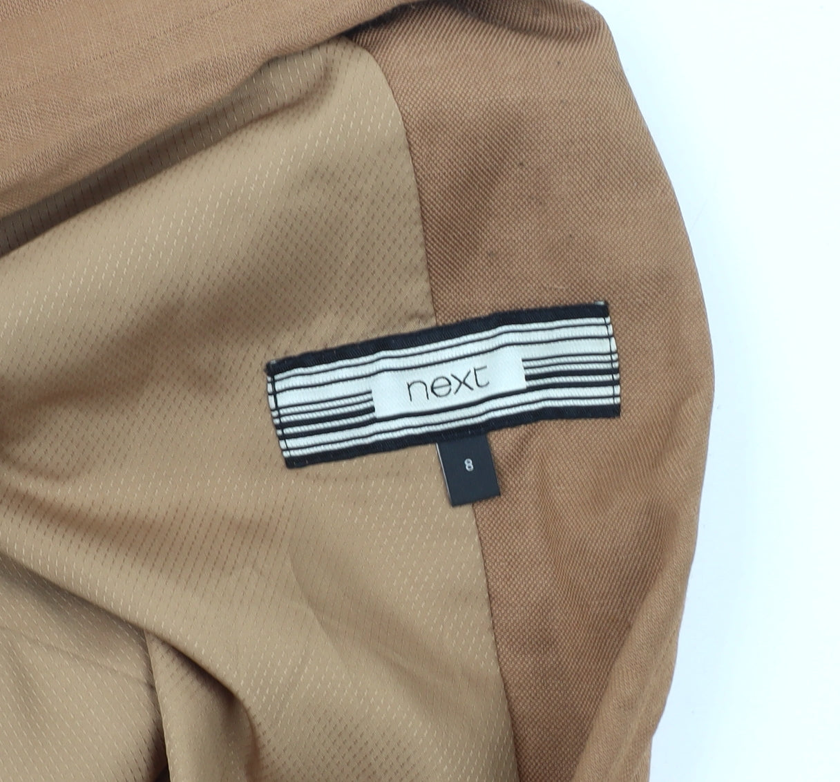 Next Women's Brown Suit Jacket, Size 8, Workwear