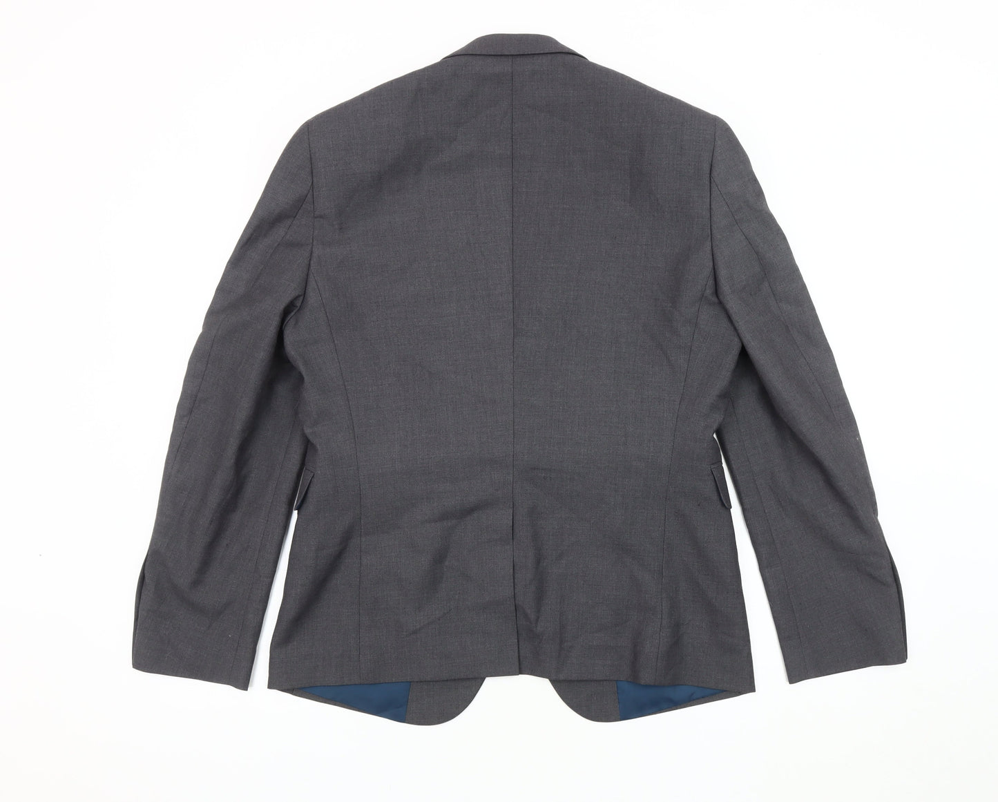 Mens UK Size 38 Burton Menswear Regular Grey Suit Jacket