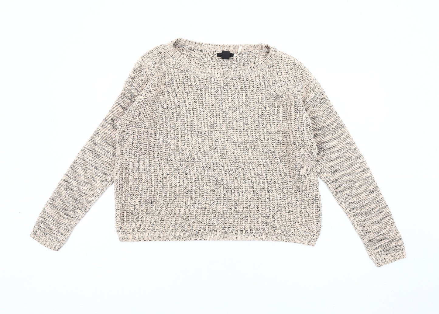 Forever 21 Women's Beige Knit Pullover Jumper, Size S