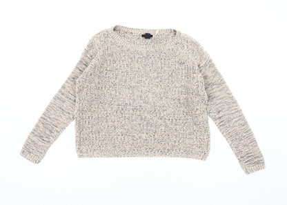 Forever 21 Women's Beige Knit Pullover Jumper, Size S
