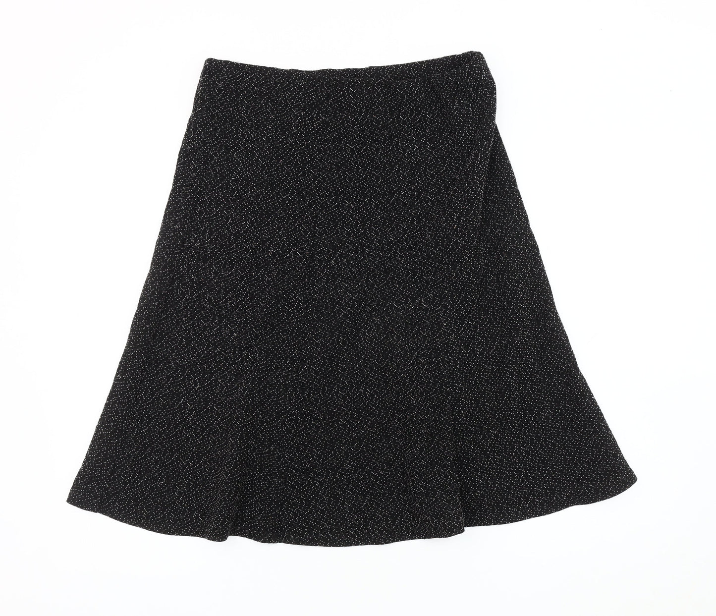 Bonmarché Women's Black A-Line Skirt, Size 12