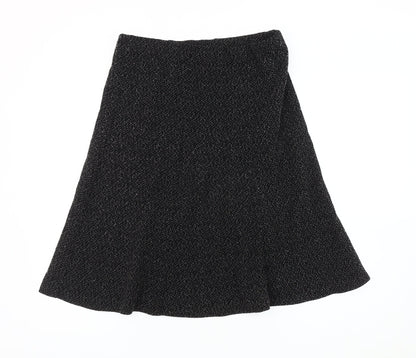 Bonmarché Women's Black A-Line Skirt, Size 12