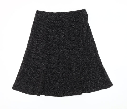 Bonmarché Women's Black A-Line Skirt, Size 12