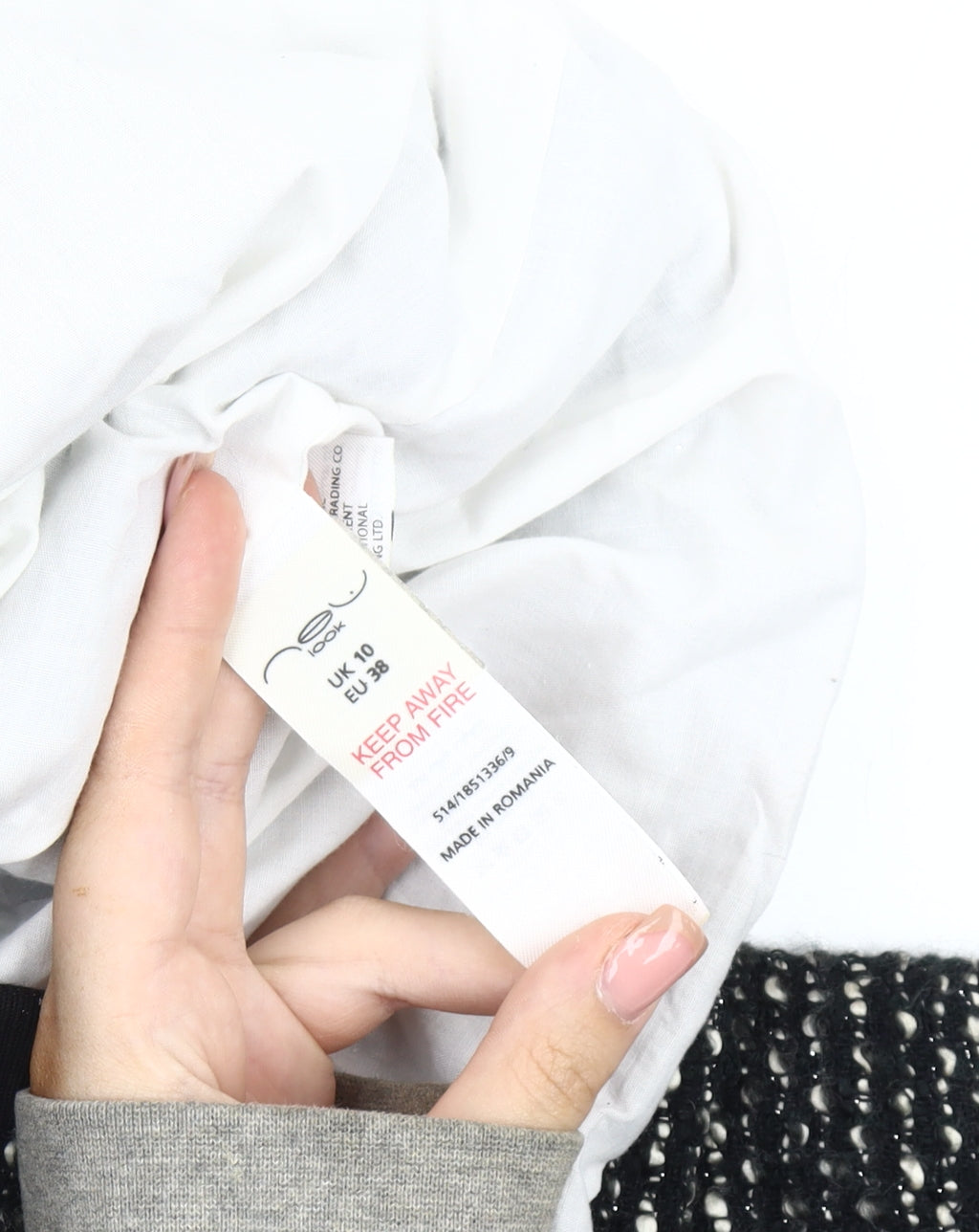 New Look Women's Black Bouclé Blazer Size 10