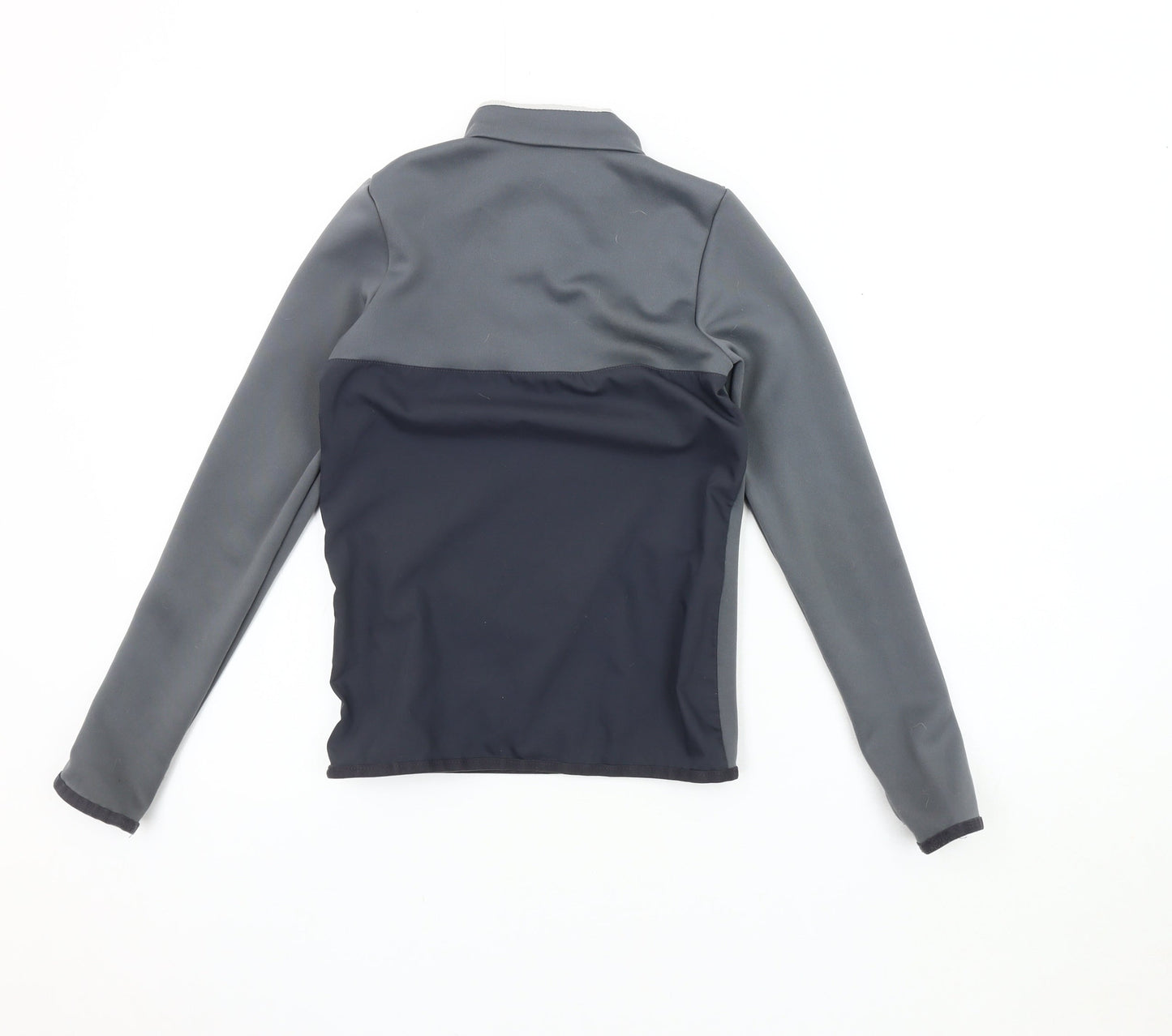 Decathlon Boys Grey 1/2 Zip Sweatshirt, 10-11 Years