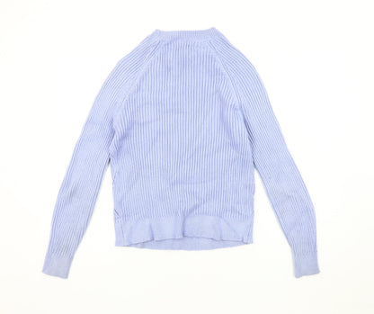 Womens UK Size S Marks and Spencer Blue Pullover Jumper