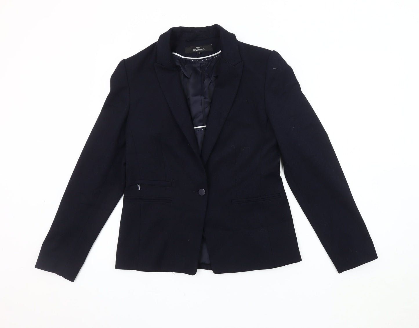 Next Women's Black Regular Fit Blazer Size 12