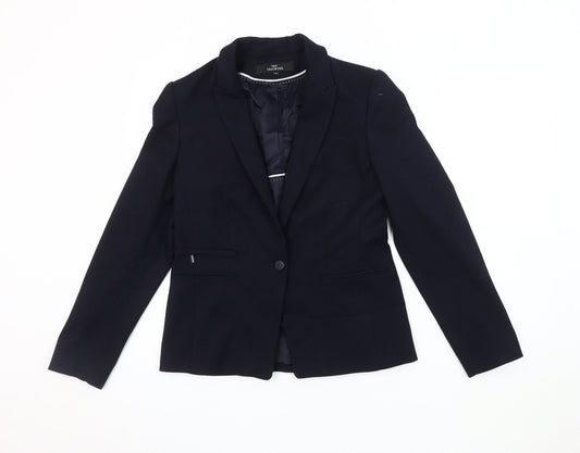 Next Women's Black Regular Fit Blazer Size 12