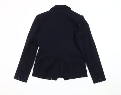 Next Women's Black Regular Fit Blazer Size 12