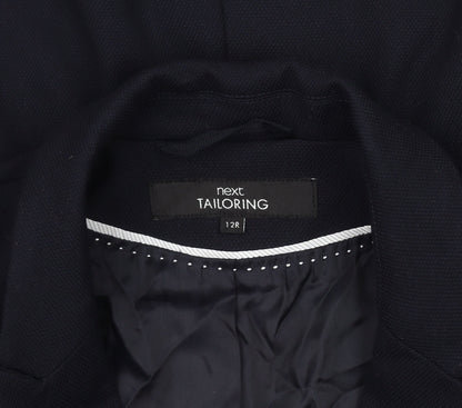 Next Women's Black Regular Fit Blazer Size 12