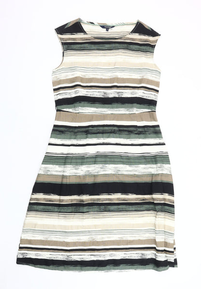 Maine New England Women's Striped Cotton Dress 14