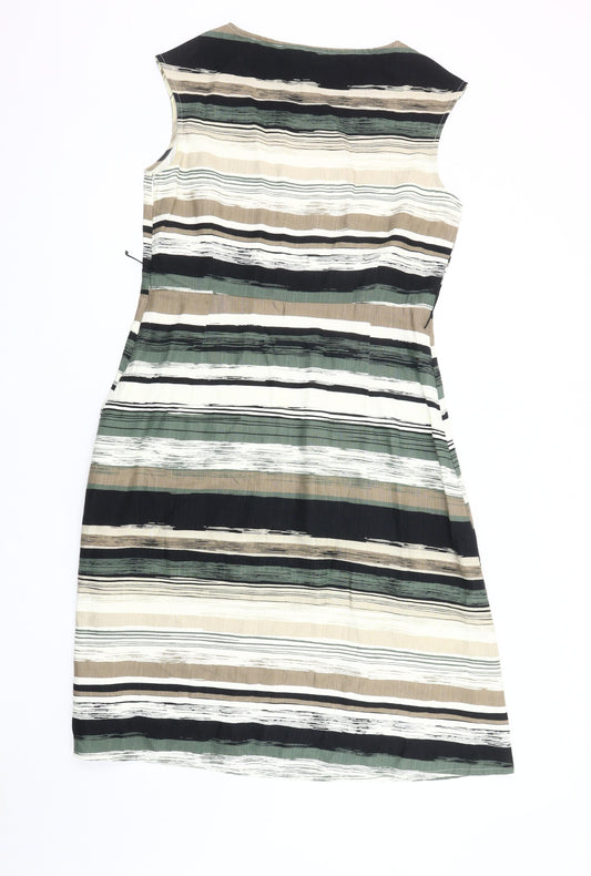 Maine New England Women's Striped Cotton Dress 14