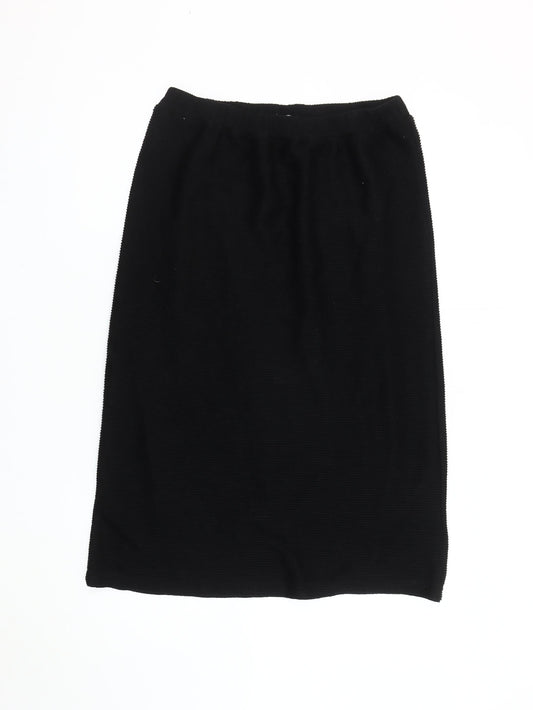Bonmarche Women's Black Size 10 Straight Skirt
