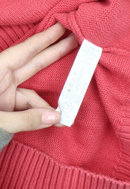 Maine New England Men's Red Pullover Jumper - Medium