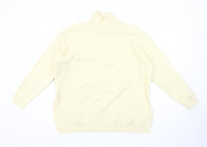 Womens UK Size S Stradivarius Ivory Pullover Jumper