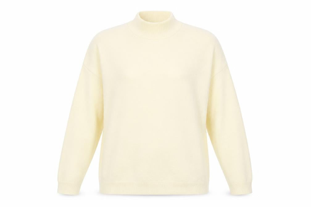 Womens UK Size S Stradivarius Ivory Pullover Jumper