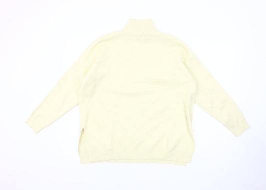 Womens UK Size S Stradivarius Ivory Pullover Jumper