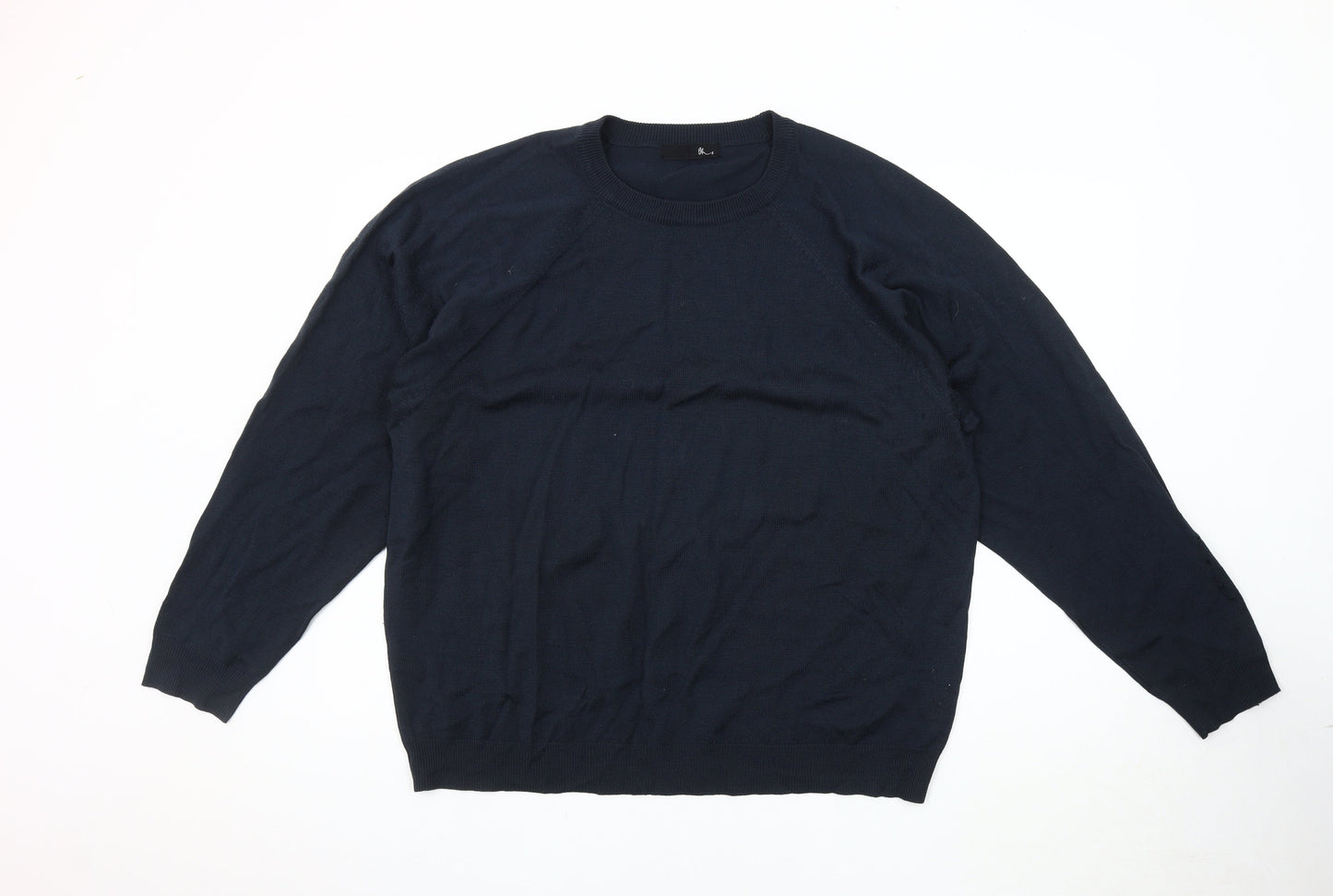 BHS Men's Blue XL Pullover Jumper, Crew Neck